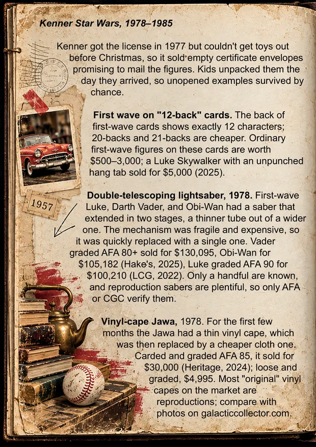 Sample page: Kenner Star Wars